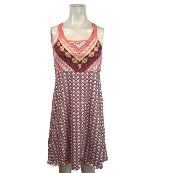 PRANA - WOMEN'S SMALL - STRAPPY BACK BUILT IN BRA SUNDRESS SUMMER OUTDOORS - Picture 1 of 6